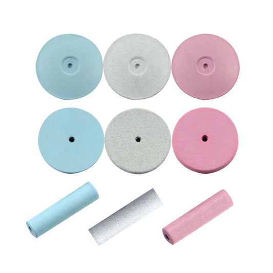 Rubber wheels/ flat, knife edge and barrels