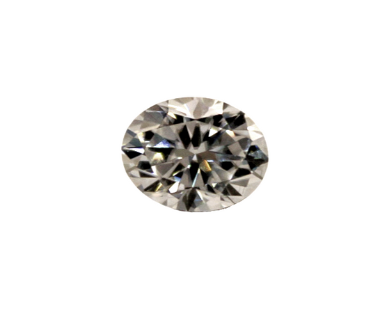 Moissanite Oval cut, top white colour