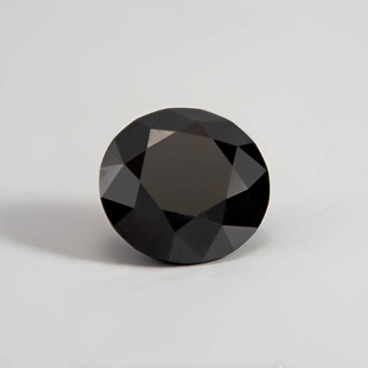 Black Moissanite, round