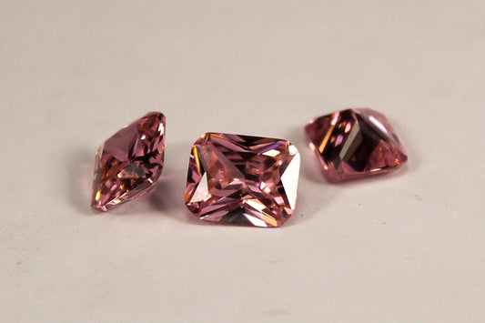 Octagon Cut Cubic Zirconia