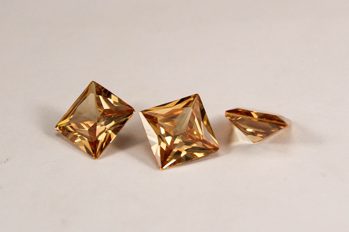 Princess Cut Cubic Zirconia