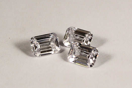 Emerald Cut Cubic Zirconia