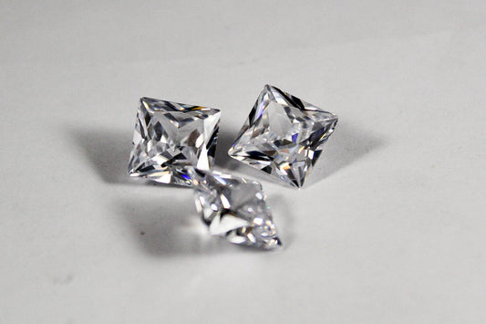 Princess Cut Cubic Zirconia